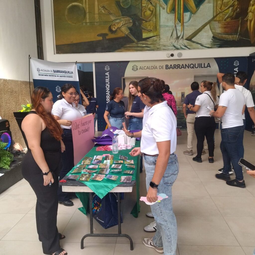 Experiencia Stand de la Fundación en una jornada ambiental de la Alcaldía de Barranquilla.