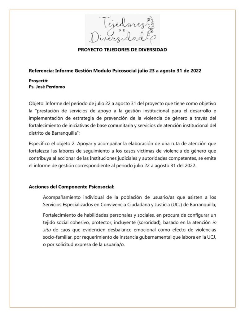 portada — gestion psicosocial 2022